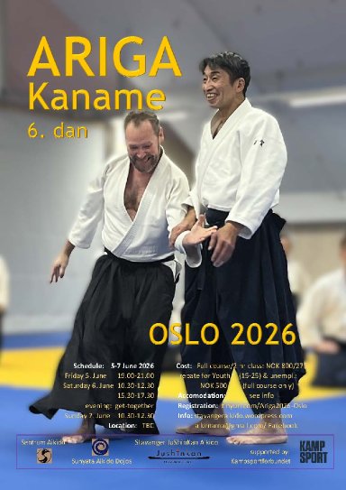 Aikido seminar poster