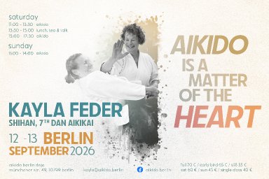 Aikido seminar poster