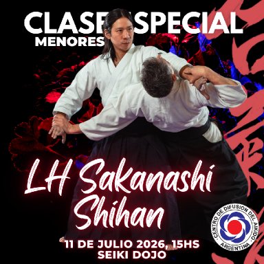 Aikido seminar poster