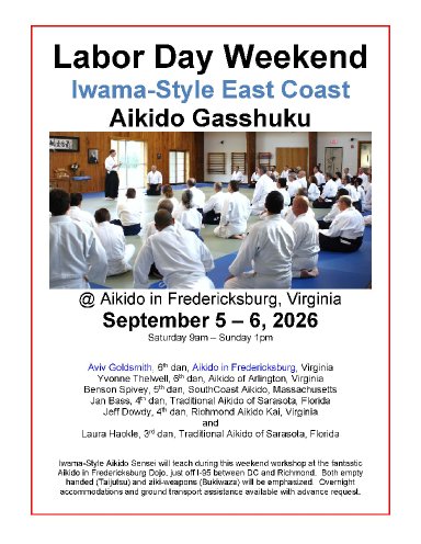 Aikido seminar poster