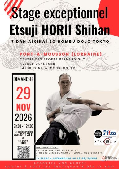 Aikido seminar poster