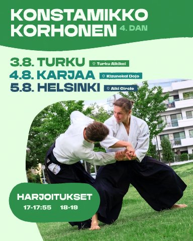 Aikido seminar poster