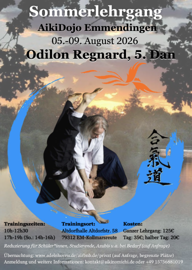 Aikido seminar poster