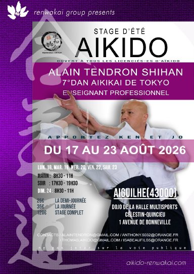 Aikido seminar poster