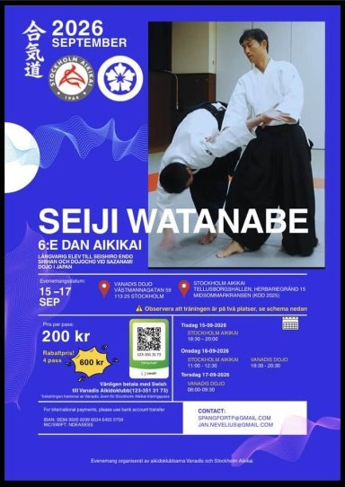 Aikido seminar poster
