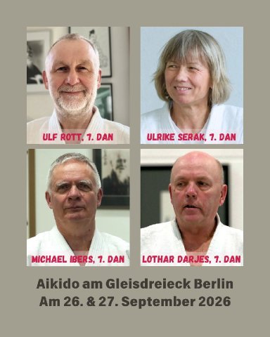 Aikido seminar poster