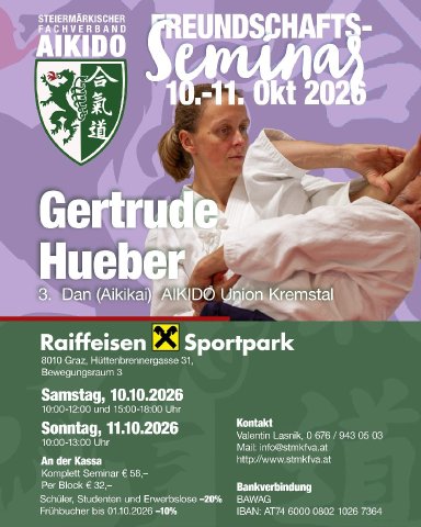 Aikido seminar poster