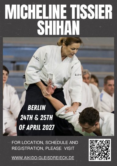 Aikido seminar poster