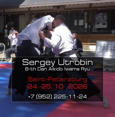 Aikido seminar poster