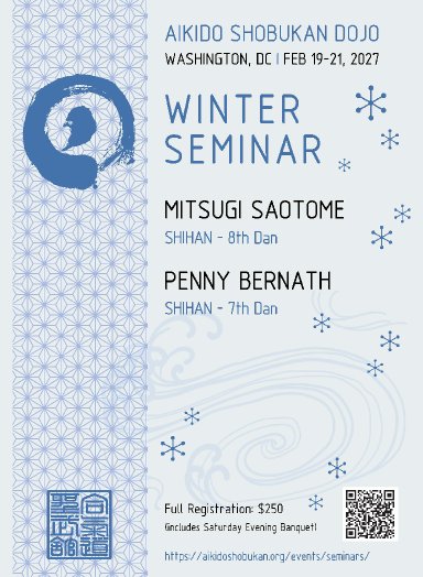 Aikido seminar poster
