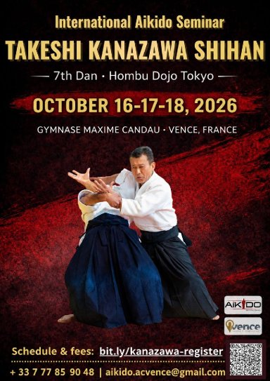 Aikido seminar poster