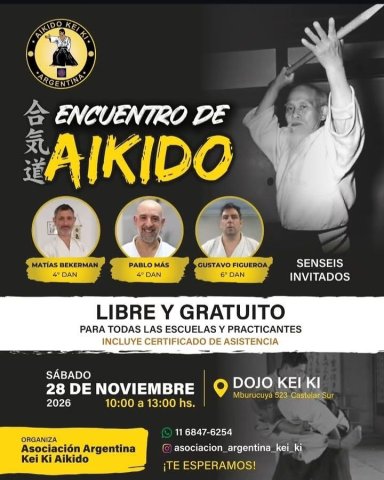 Aikido seminar poster