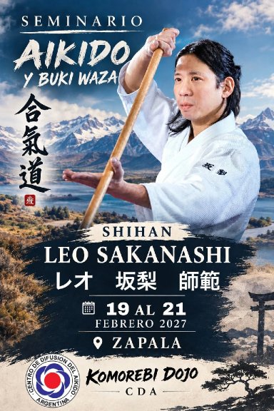 Aikido seminar poster