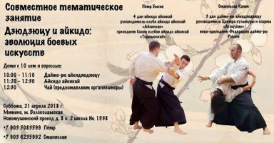 Aikido seminar poster