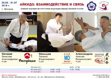 Aikido seminar poster