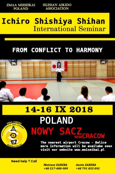 Aikido seminar poster