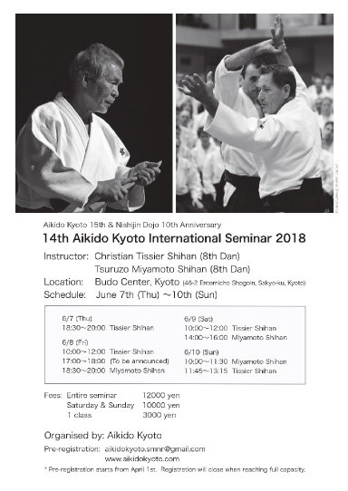 Aikido seminar poster