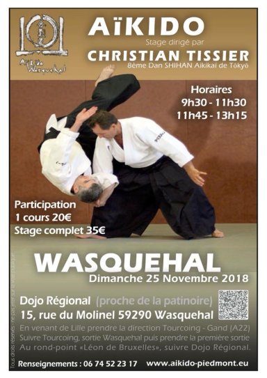 Aikido seminar poster