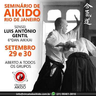 Aikido seminar poster