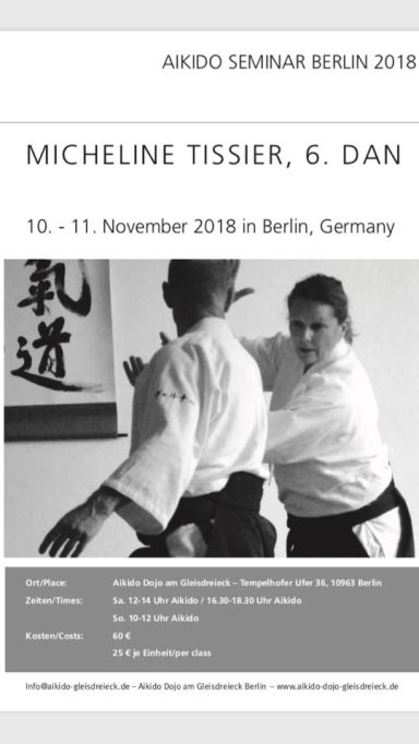 Aikido seminar poster