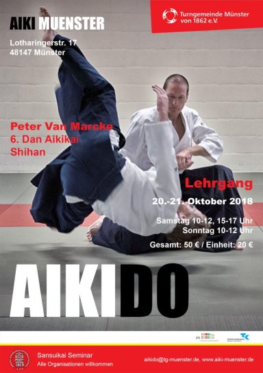 Aikido seminar poster