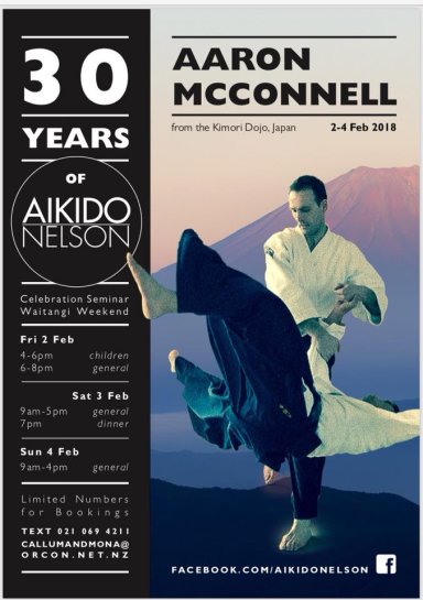 Aikido seminar poster