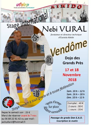 Aikido seminar poster