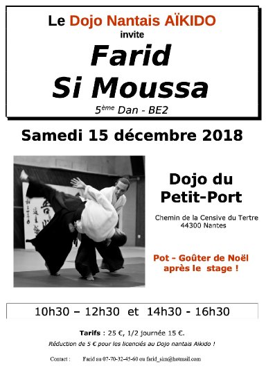 Aikido seminar poster