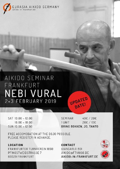 Aikido seminar poster