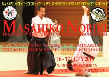 Aikido seminar poster