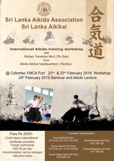 Aikido seminar poster