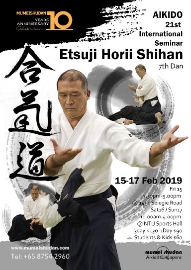 Aikido seminar poster