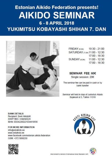 Aikido seminar poster