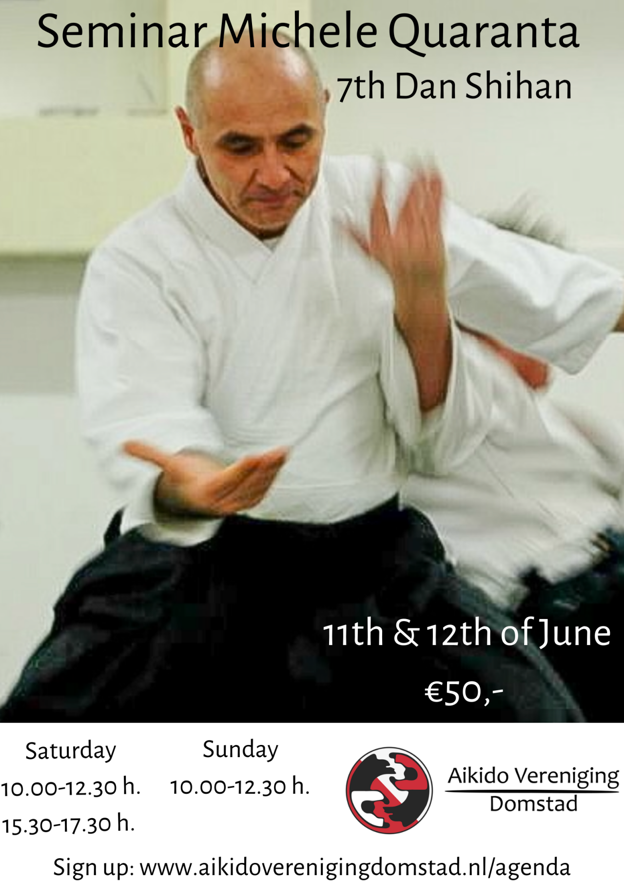 Seminar Michele Quaranta 7th Dan AikidoTravel